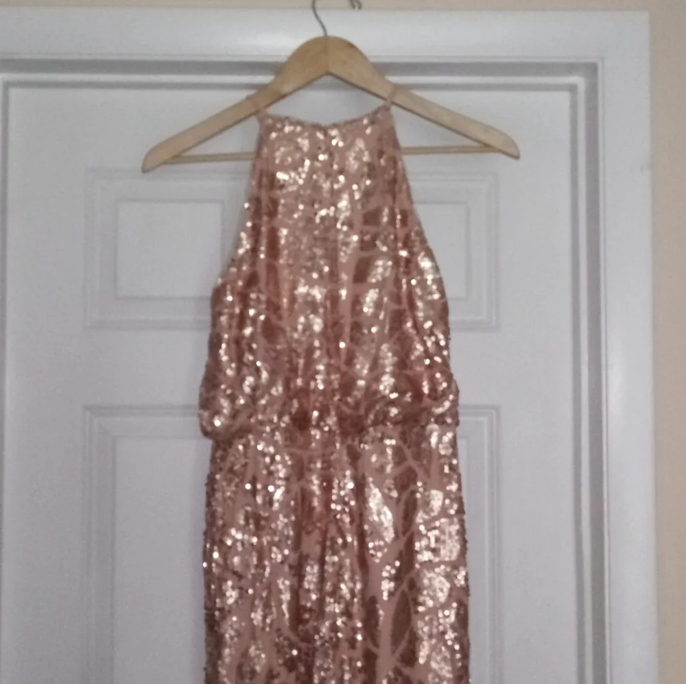 Donna Morgan Tiffany Sequin Gown Size 2